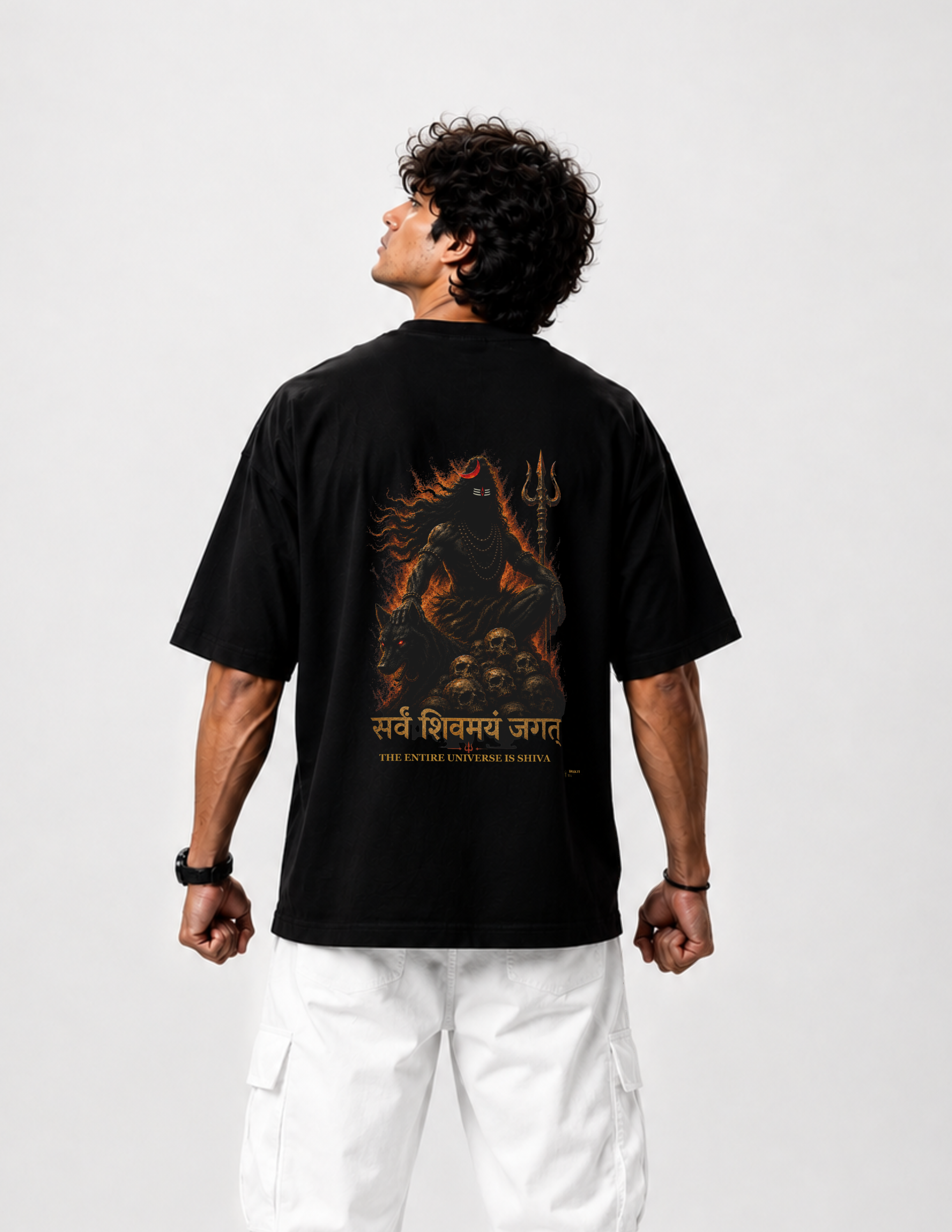 FEARSOME (भैरव) — Shiva Bhairava Oversized Tee