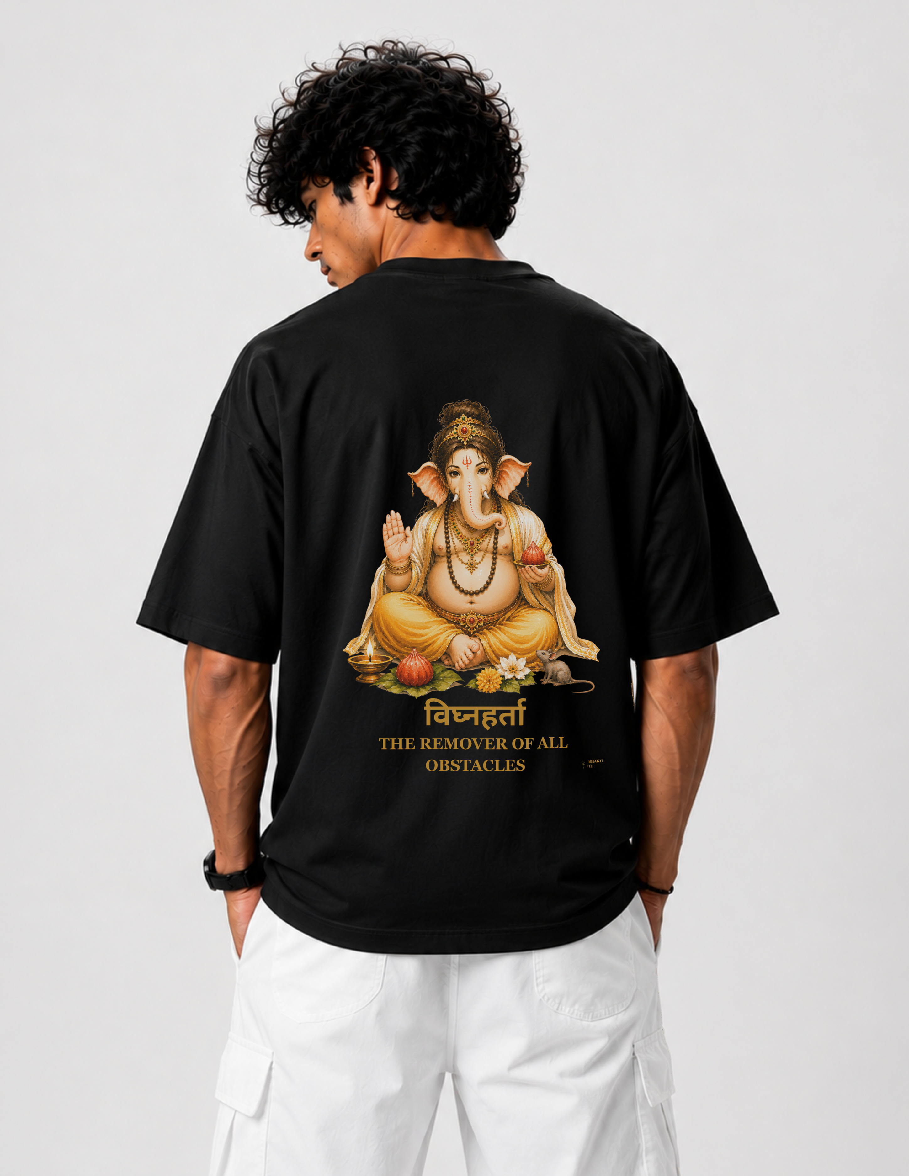MANGALMURTI (मंगलमूर्ति) — Ganesha Oversized Tee