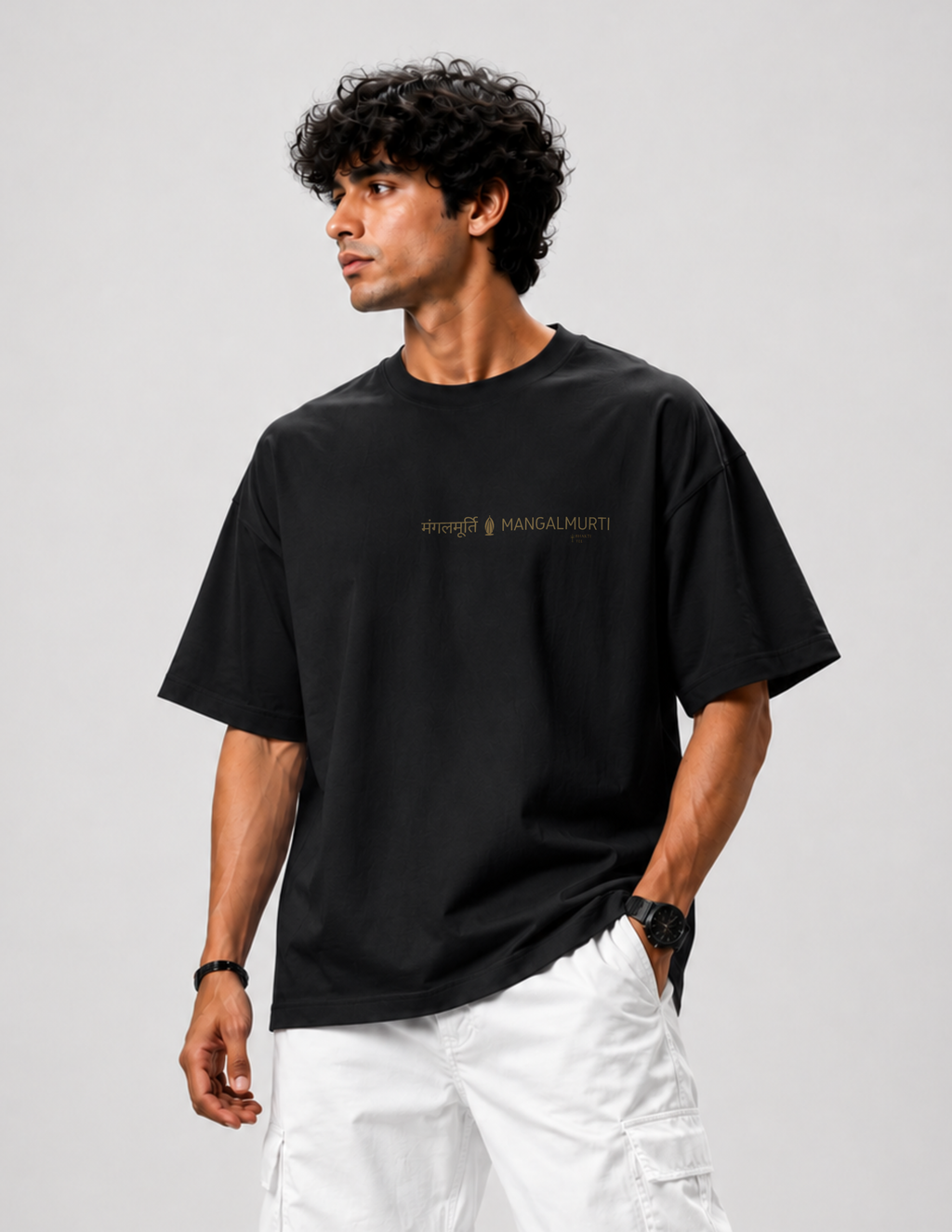 MANGALMURTI (मंगलमूर्ति) — Ganesha Oversized Tee