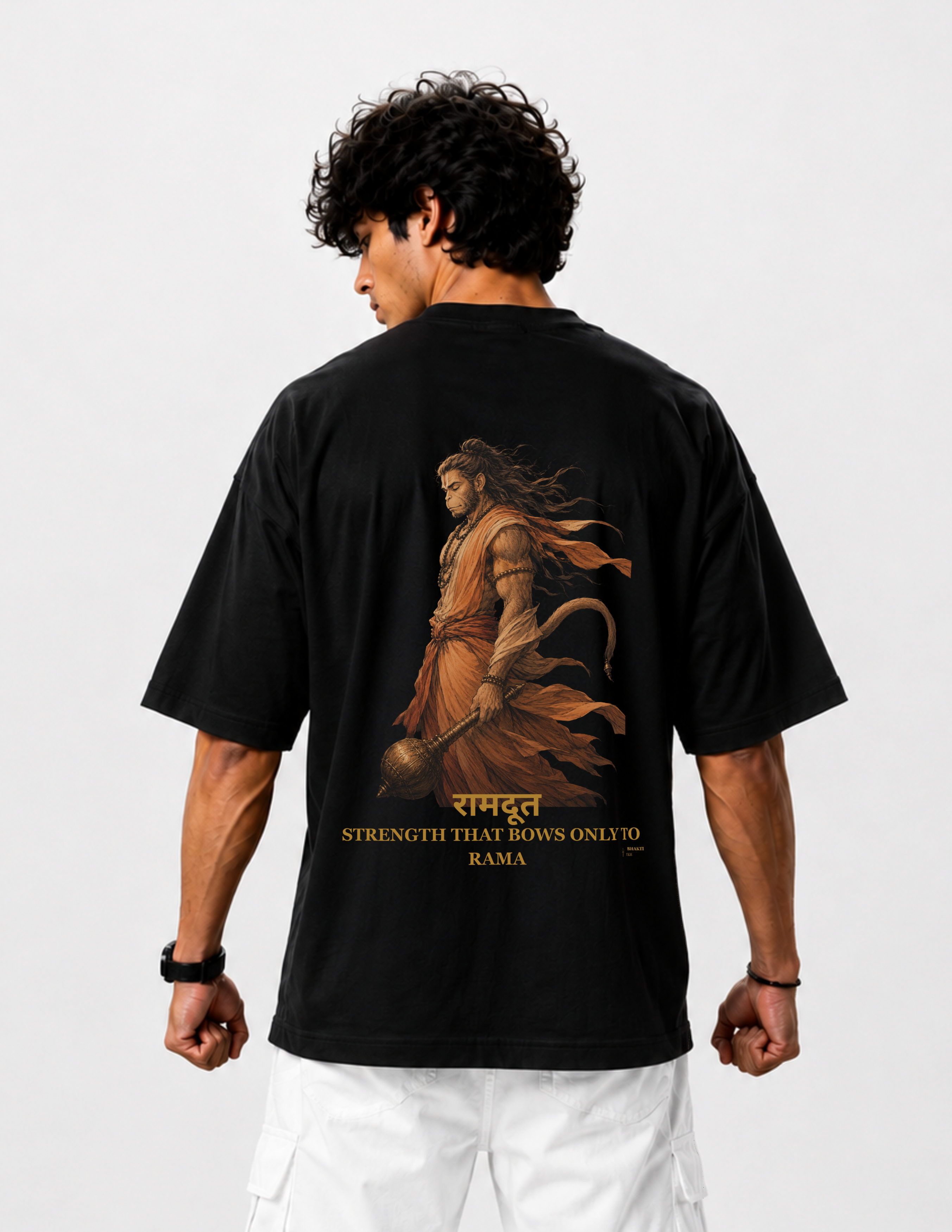 DEVOTEE (भक्त) — Hanuman Oversized Tee