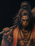ANJANEYA (गदापाणि) — Hanuman Oversized Tee
