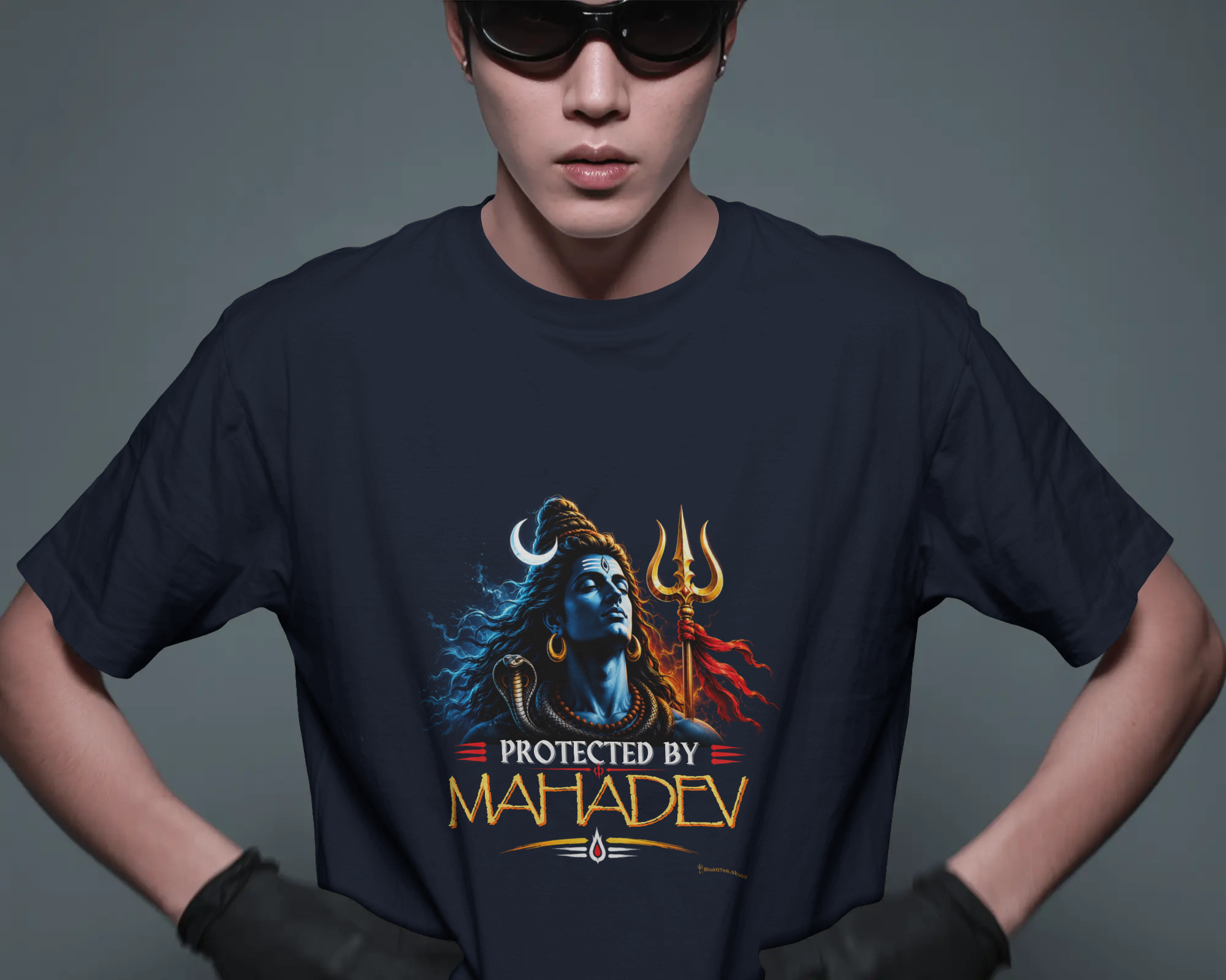 Mahadev Kavach Tee