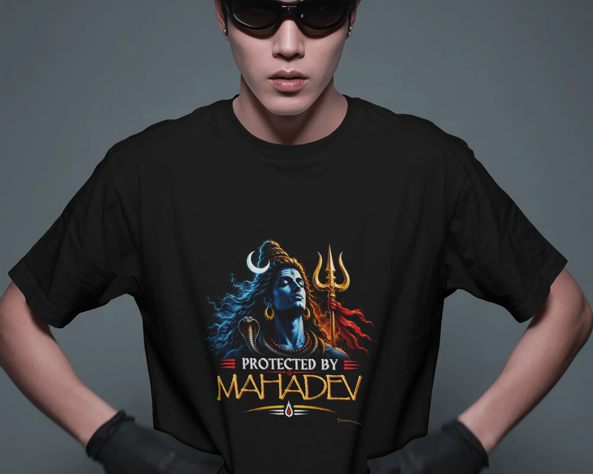 Mahadev Kavach Tee